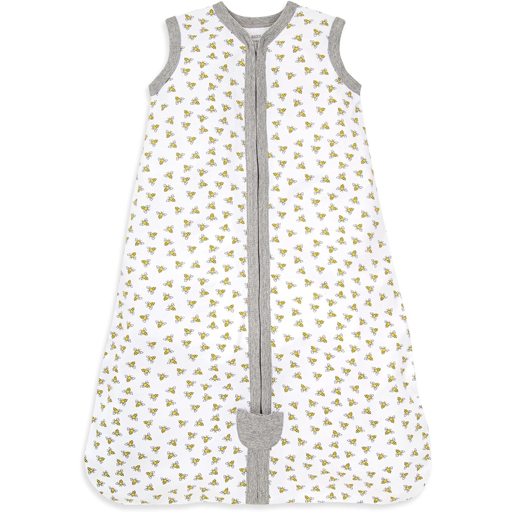 image:imageBurts Bees Baby Infant Wearable Blanket Organic Cotton Unisex Beekeeper  Light Weight 05 TOG or Medium Weight 15 TOGHoney Bee Cloud