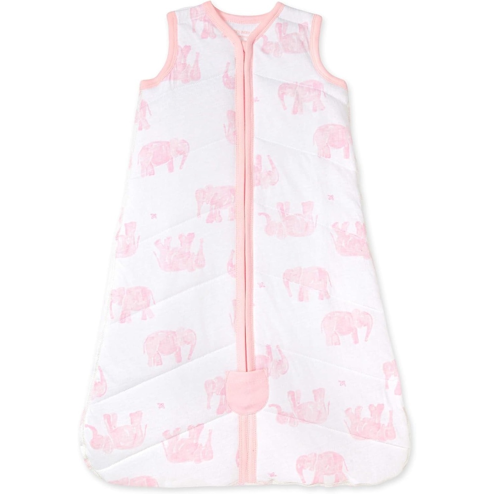 image:imageBurts Bees Baby Infant Wearable Blanket Organic Cotton Unisex Beekeeper  Light Weight 05 TOG or Medium Weight 15 TOGQuilted Blossom Elephants