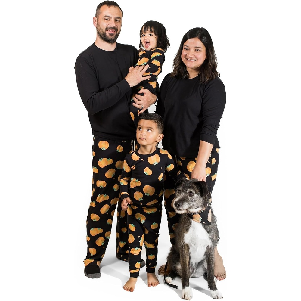 image:imageBurts Bees Baby Matching Family Jammies Organic Cotton Holiday Pajamas for Kids Adults amp Pets Perfect for Family PhotosMidnight Pumpkins