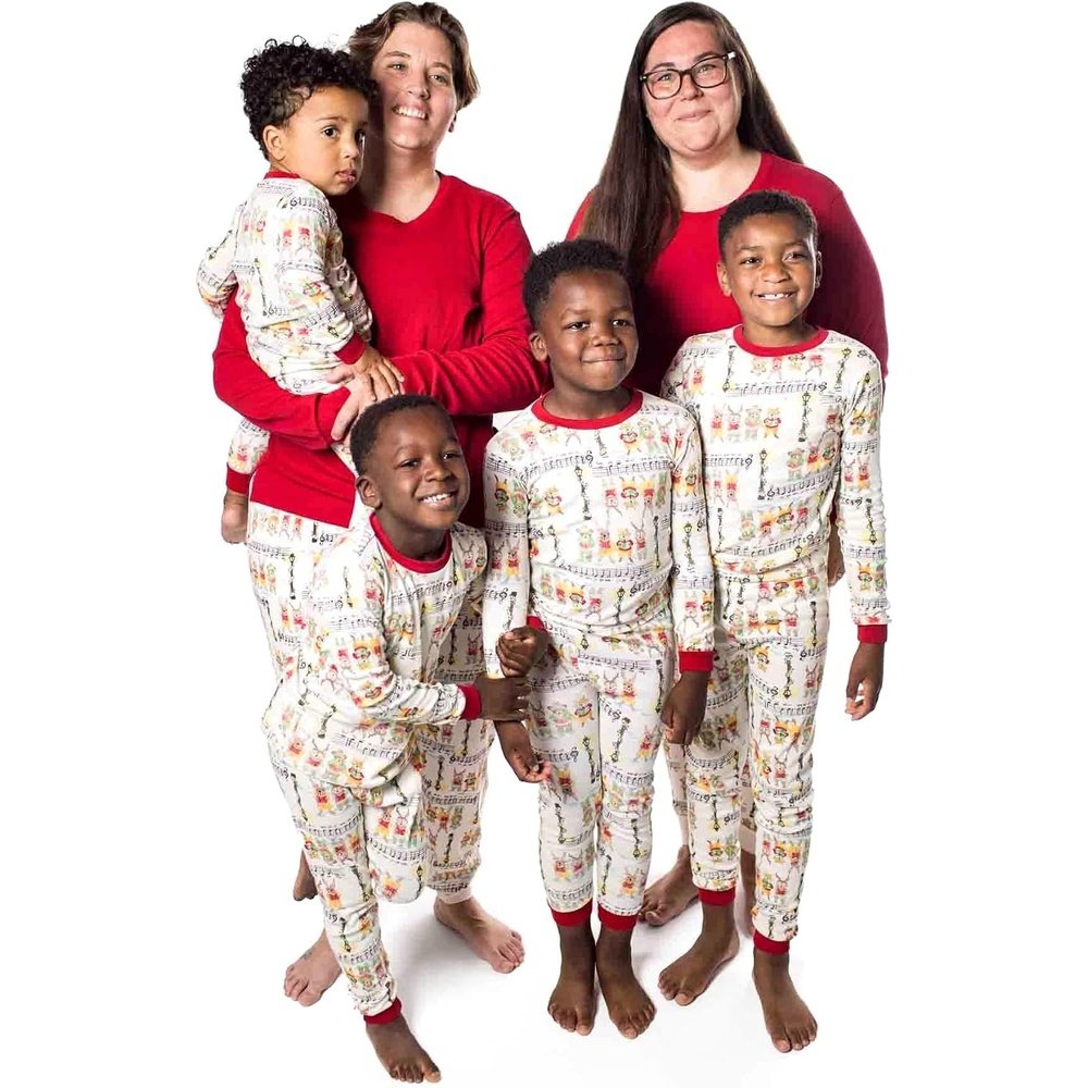 image:imageBurts Bees Baby Matching Family Jammies Organic Cotton Holiday Pajamas for Kids Adults amp Pets Perfect for Family PhotosSweet Carolers