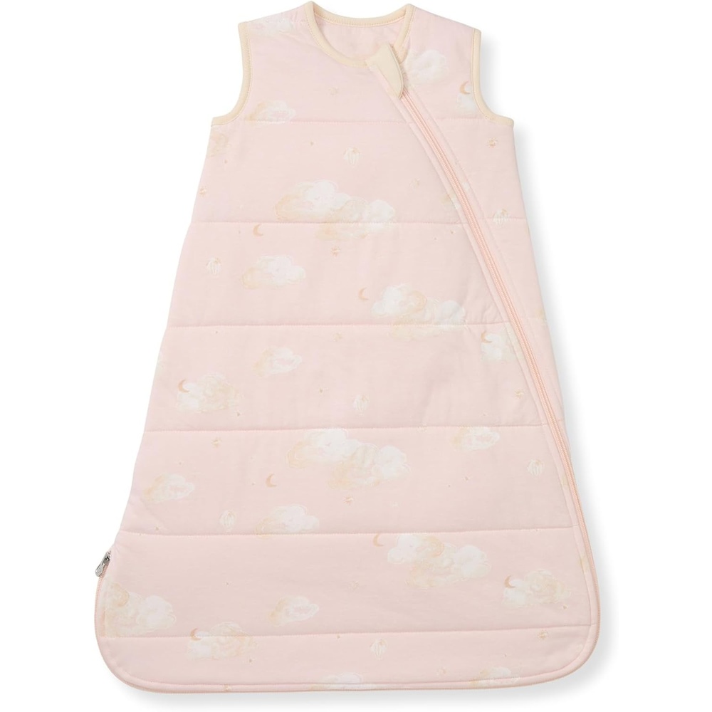 image:imageBurts Bees Baby Organic Beekeeper Infant Wearable Blanket Unisex Swaddle Lightweight 05 TOG or Medium Weight 15 TOGQuilted Good Night Sky Pink
