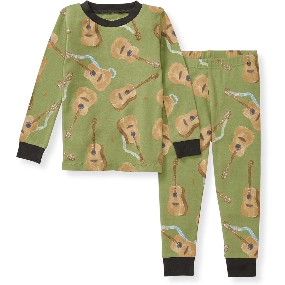 image:imageBurts Bees Baby Organic Cotton Pajamas for Boys 100 Cotton Pajama Set for Toddlers and Kids Soft and Stretchable FabricAcoustic Guitar
