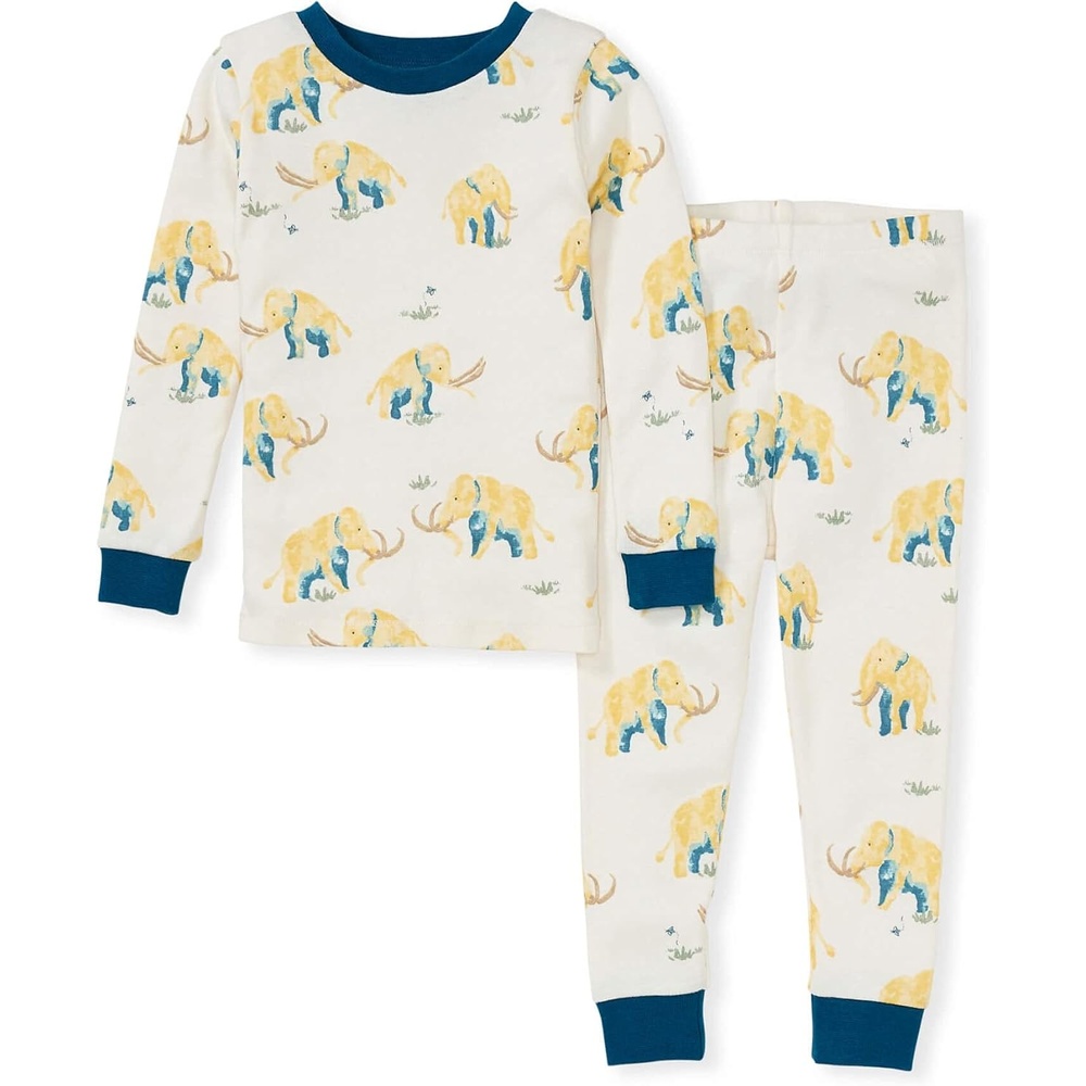 image:imageBurts Bees Baby Organic Cotton Pajamas for Boys 100 Cotton Pajama Set for Toddlers and Kids Soft and Stretchable FabricWooly Awesome