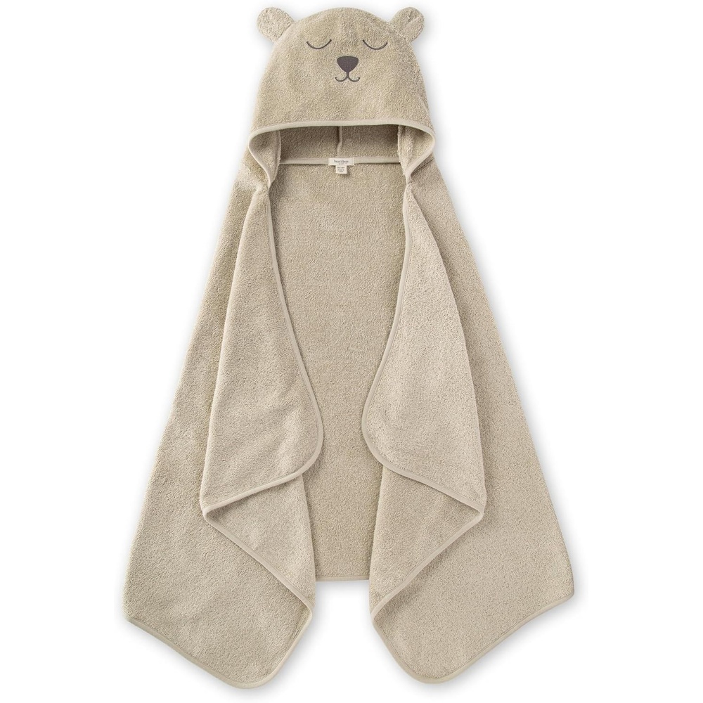 image:imageBurts Bees Baby Toddler Hooded Animal Character Towels Organic Cotton Unisex Bath Essentials Soft Nursery Towel for KidsBear
