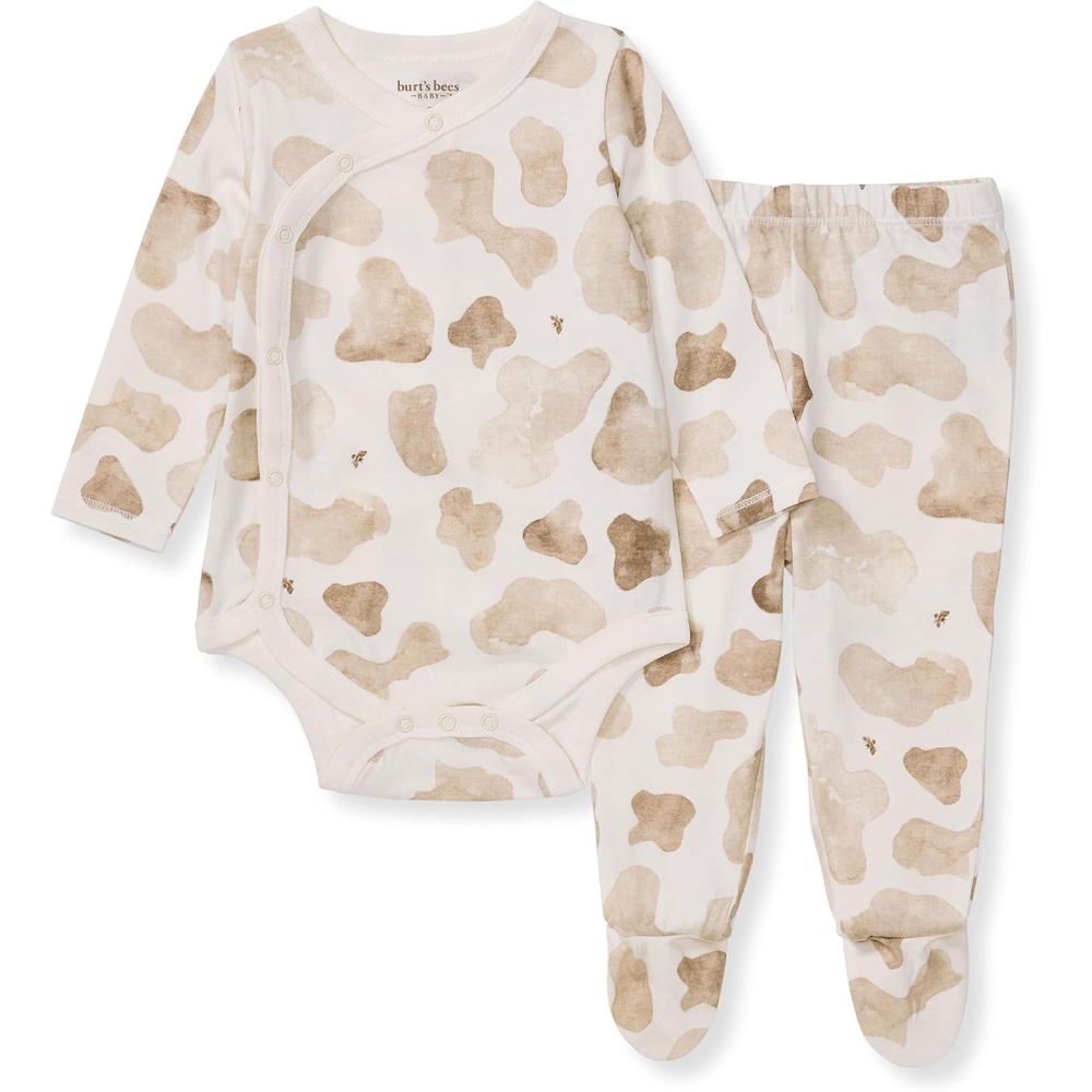 image:imageBurts Bees Baby Unisex Bodysuit and Pant Set 100 Organic CottonHummus
