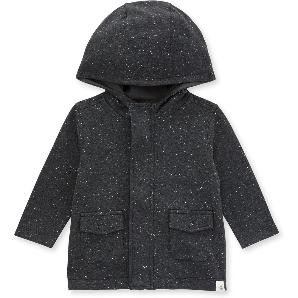 image:imageBurts Bees Baby Unisex Jacket Lightweight Zipup Sweatshirt Hooded Coat or Vest Organic CottonSpeckled Utility