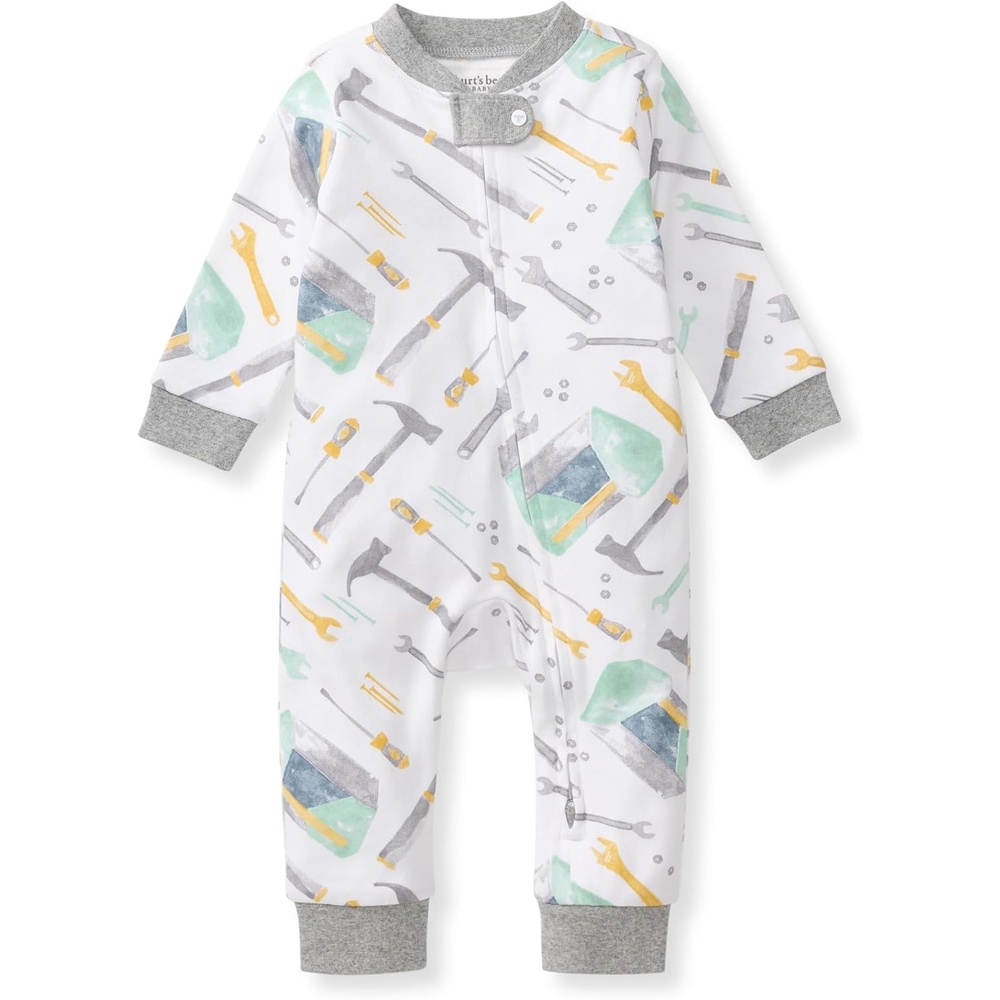 image:imageBurts Bees Baby Unisex Sleep and Play Pajama Footless OnePiece Zipper PJ 100 Organic Cotton Loose Fit Footie PajamasTool Box