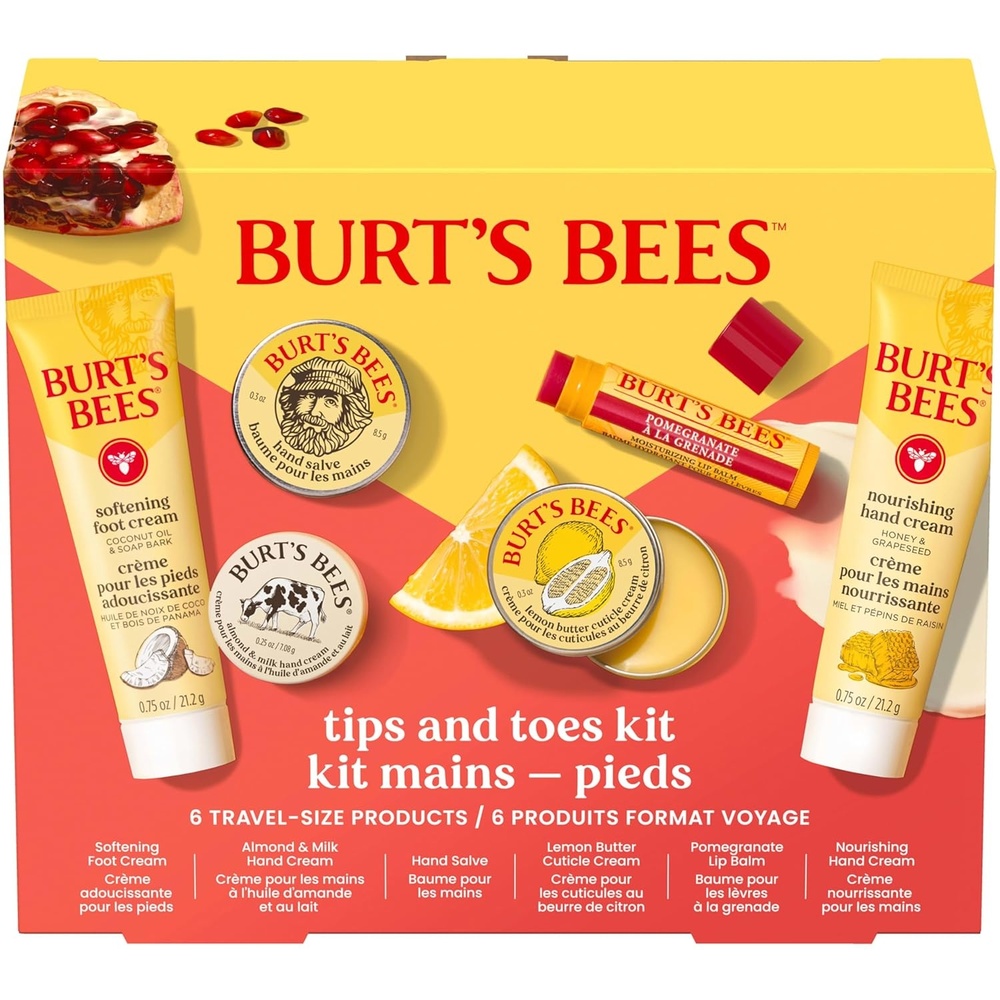 image:imageBurts Bees Mama Gift Set Includes Lip Balm Leg and Foot Cream and Belly Butter Natural Origin Skin Care 015 oz338 oz65 ozTips  Toes Set