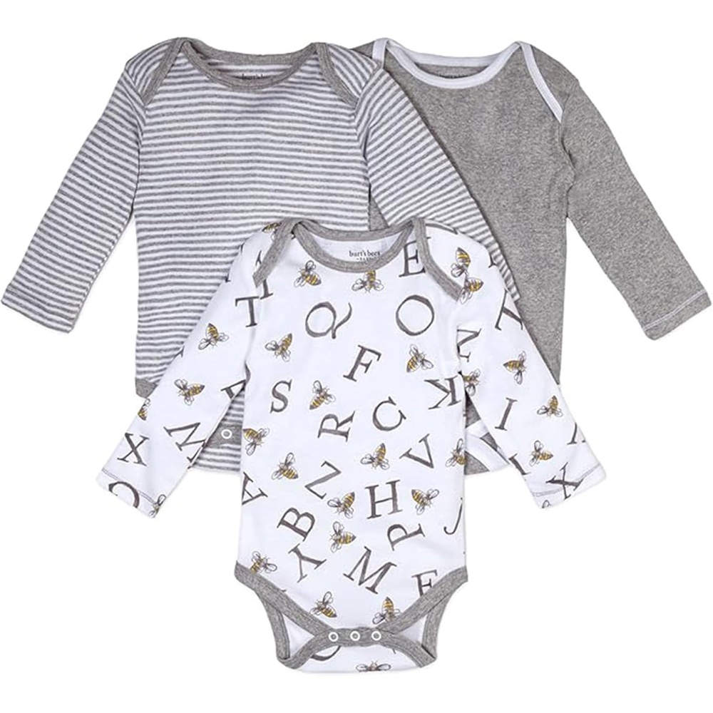 image:imageOrganic Baby Bodysuits 3Pack by Burts Bees BabyAbeec