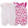 image:imageBurts Bees Baby Baby Girls Romper  100 Organic Cotton OnePiece Shortall Girl OutfitGraceful Swans