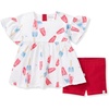 image:imageBurts Bees Baby Baby Girls Top and Shorts Set Tunic and Shorts Bundle 100 Organic CottonCloud