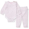 Pink Slub Stripe