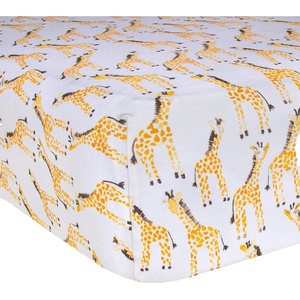 Burt’s Bees Baby – Fitted Crib Sheet, Girls Boys & Unisex 100% Organic Cotton Crib Sheet for Standard Crib & Toddler Mattresses(Giraffes)