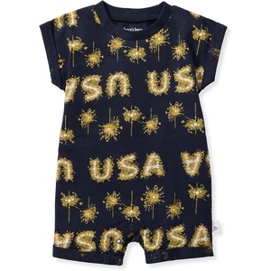 Burt’s Bees Baby Baby Boys’ Short Sleeve Rompers, 100% Organic Cotton One-piece Coverall and Layette Set(Usa)