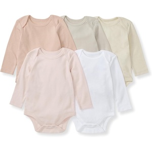 Burt’s Bees Baby Bodysuits, Short Sleeve and Long Sleeve One-Pieces, 100% Organic Cotton(Pink Sand Long Sleeve)