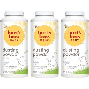 Burt’s Bees Baby Dusting Powder, 100% Natural Origin, Talc-Free, Pediatrician Tested, 7.5 Ounces, Pack of 3, Pack May Vary(22.5 Ounce (Pack of 1))
