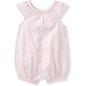 Burt’s Bees Baby Girls Bubble Romper, 100% Organic Cotton One-piece Shortall and Layette Girl Outfit(Brave Bandana)