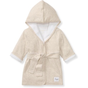 Burt’s Bees Baby Hooded Robe Organic Terry Bathrobe, Newborn Bath Essentials, Unisex Boys and Girls(Oatmeal)