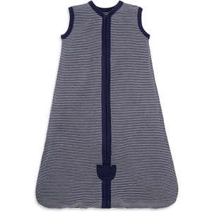 Burt’s Bees Baby Infant Wearable Blanket, Organic Cotton Unisex Beekeeper – Light Weight 0.5 TOG or Medium Weight 1.5 TOG(Midnight Stripe)