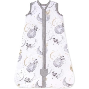 Burt’s Bees Baby Infant Wearable Blanket, Organic Cotton Unisex Beekeeper – Light Weight 0.5 TOG or Medium Weight 1.5 TOG(White)