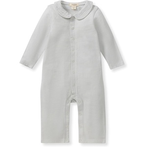 Burt’s Bees Baby Jumpsuit, 100% Organic Cotton One-piece Outfit Coverall With Hat(Morning Blue)