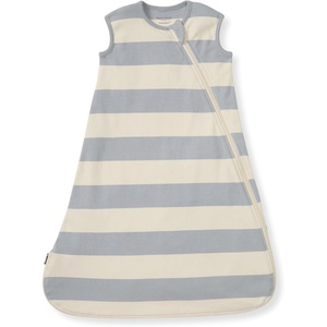 Burt’s Bees Baby Organic Beekeeper Infant Wearable Blanket, Unisex Swaddle, Lightweight 0.5 TOG or Medium Weight 1.5 TOG(Blue Rugby Stripe)