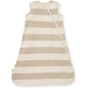 Burt’s Bees Baby Organic Beekeeper Infant Wearable Blanket, Unisex Swaddle, Lightweight 0.5 TOG or Medium Weight 1.5 TOG(Oatmeal Rugby Stripe)