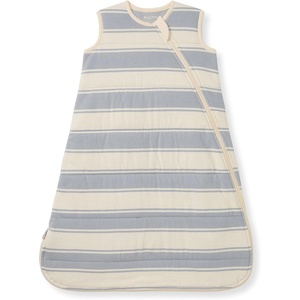 Burt’s Bees Baby Organic Beekeeper Infant Wearable Blanket, Unisex Swaddle, Lightweight 0.5 TOG or Medium Weight 1.5 TOG(Quilted Blue Rugby Stripe)