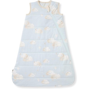 Burt’s Bees Baby Organic Beekeeper Infant Wearable Blanket, Unisex Swaddle, Lightweight 0.5 TOG or Medium Weight 1.5 TOG(Quilted Good Night Sky Blue)