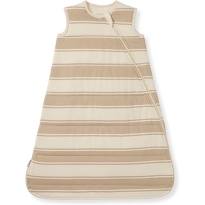 Burt’s Bees Baby Organic Beekeeper Infant Wearable Blanket, Unisex Swaddle, Lightweight 0.5 TOG or Medium Weight 1.5 TOG(Quilted Oat Rugby Stripe)