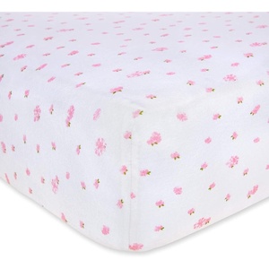 Burt’s Bees Baby Organic Cotton Fitted Crib Sheet, Breathable Baby Bedding, Infant and Toddler Bed Sheet for Boys and Girls(Butterfly Garden)