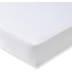 Burt’s Bees Baby Organic Cotton Fitted Crib Sheet, Breathable Baby Bedding, Infant and Toddler Bed Sheet for Boys and Girls(Cloud White)
