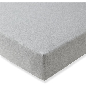 Burt’s Bees Baby Organic Cotton Fitted Crib Sheet, Breathable Baby Bedding, Infant and Toddler Bed Sheet for Boys and Girls(Heather Grey)