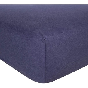 Burt’s Bees Baby Organic Cotton Fitted Crib Sheet, Breathable Baby Bedding, Infant and Toddler Bed Sheet for Boys and Girls(Indigo)