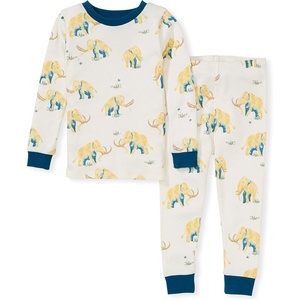 Burt’s Bees Baby Organic Cotton Pajamas for Boys, 100% Cotton Pajama Set for Toddlers and Kids, Soft and Stretchable Fabric(Wooly Awesome)