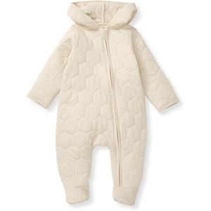 Burt’s Bees Baby Unisex Infant Bunting Jumpsuit, Organic Cotton One-Piece Long Sleeve Outfit Coverall(Oat Quilted Bunting)