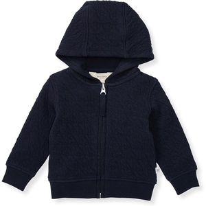 Burt’s Bees Baby Unisex Jacket, Lightweight Zip-up Sweatshirt Hooded Coat or Vest, Organic Cotton(Midnight Quited Bee)