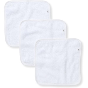 Burt’s Bees Baby Washcloths for Infants, 100% Organic Cotton, Soft and Absorbent Knit Terry Face Towel, 9 x 9 in, 3-Pack(Cloud Woven Terry)
