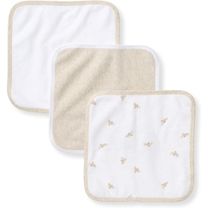 Burt’s Bees Baby Washcloths for Infants, 100% Organic Cotton, Soft and Absorbent Knit Terry Face Towel, 9 x 9 in, 3-Pack(Golden Bee)