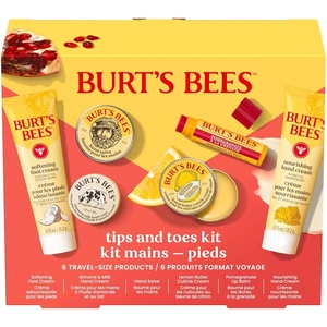 Burt’s Bees Mama Gift Set, Includes Lip Balm, Leg and Foot Cream, and Belly Butter, Natural Origin Skin Care, 0.15 oz./3.38 oz./6.5 oz.(Tips & Toes Set)