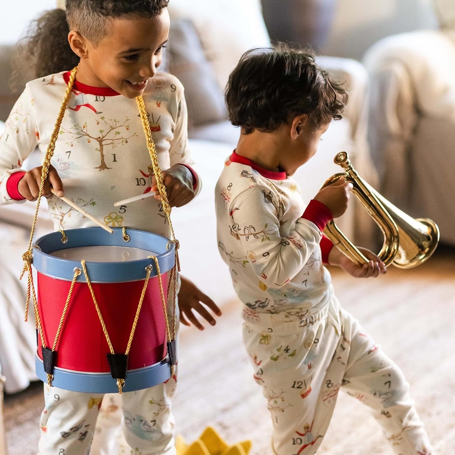 image:imageBurts Bees Baby Girls Organic Cotton Pajamas Toddler PJ Set 2PC12 Days of Christmas