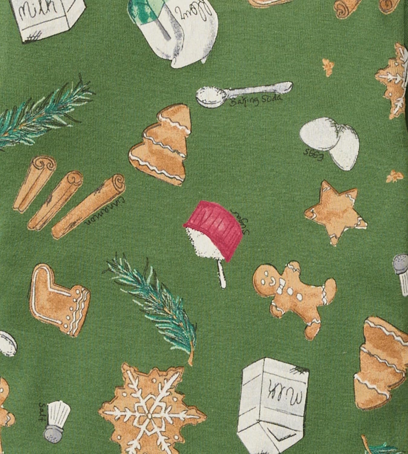 image:imageBurts Bees Baby Girls Organic Cotton Pajamas Toddler PJ Set 2PCHoliday Cookies