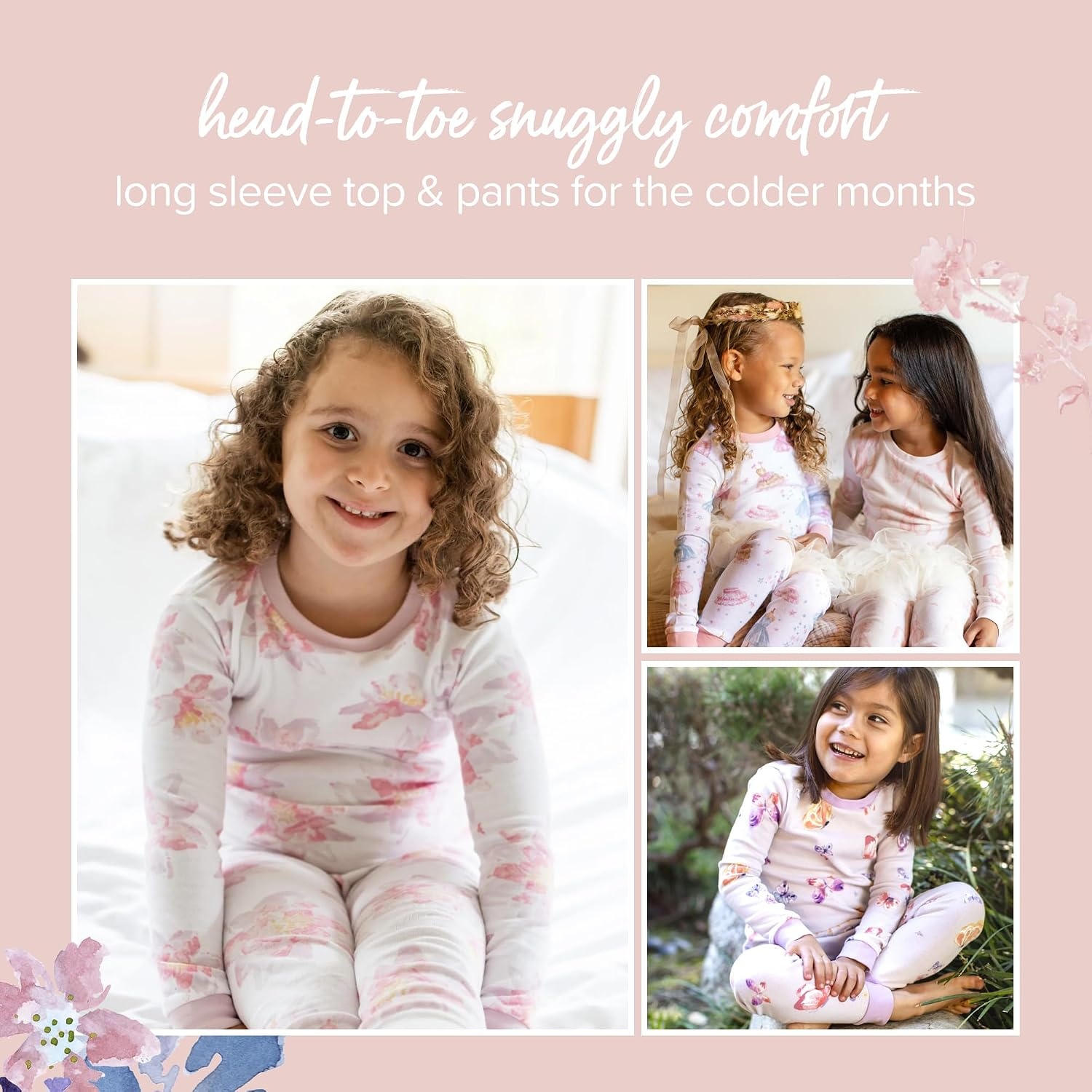 image:imageBurts Bees Baby Girls Organic Cotton Pajamas Toddler PJ Set 2PCKyoto