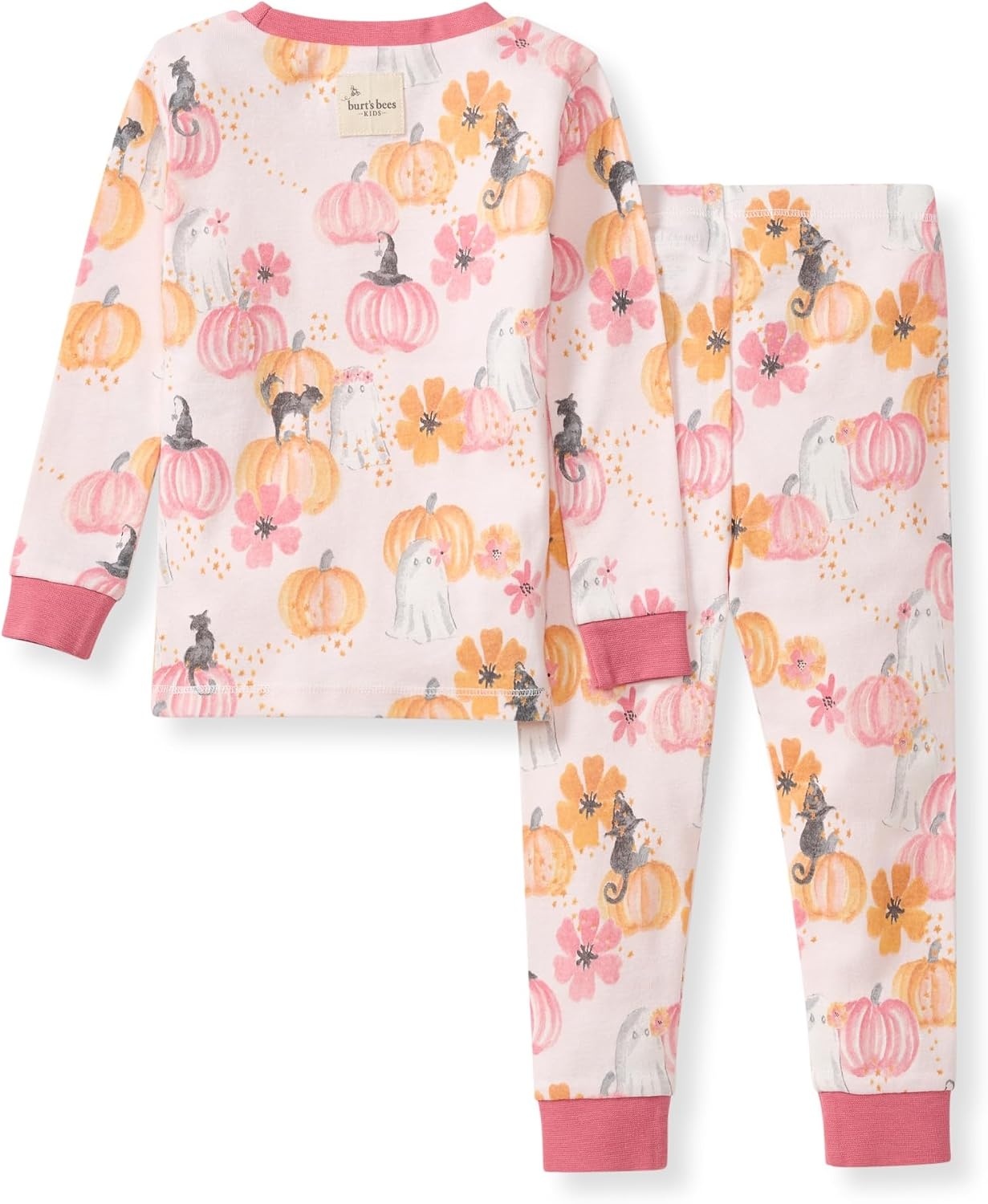 image:imageBurts Bees Baby Girls Organic Cotton Pajamas Toddler PJ Set 2PCMagical Pumpkins