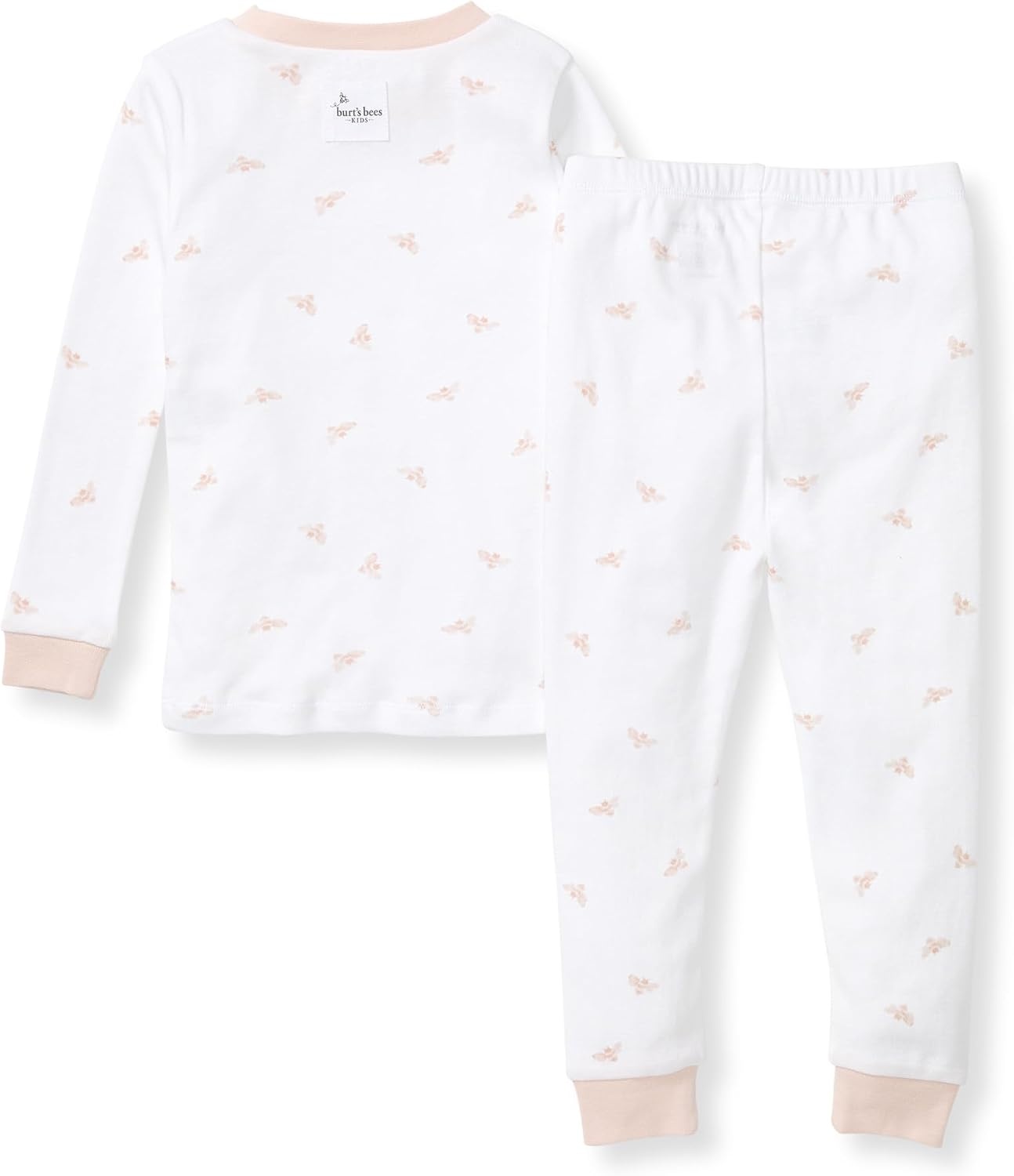 image:imageBurts Bees Baby Girls Organic Cotton Pajamas Toddler PJ Set 2PCPink Golden Bee