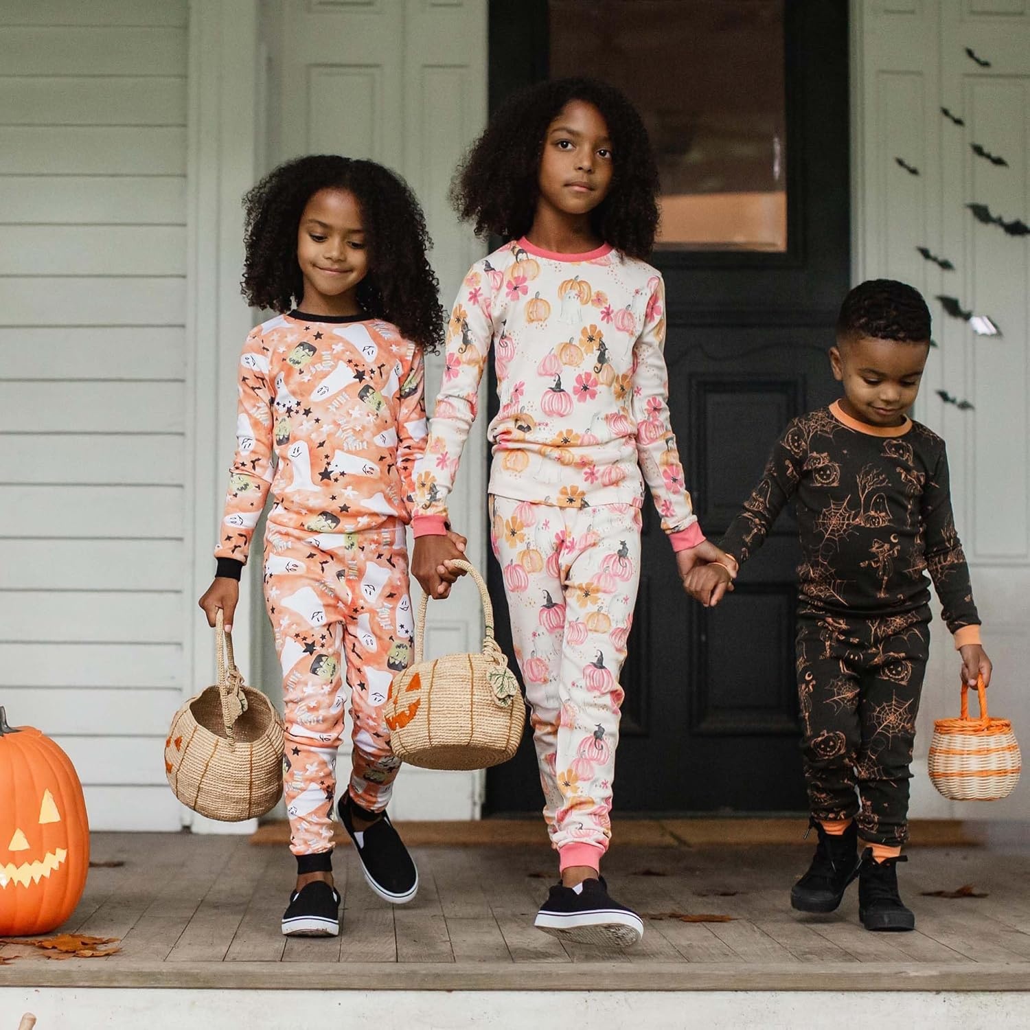 image:imageBurts Bees Baby Girls Organic Cotton Pajamas Toddler PJ Set 2PCStarry Ghost