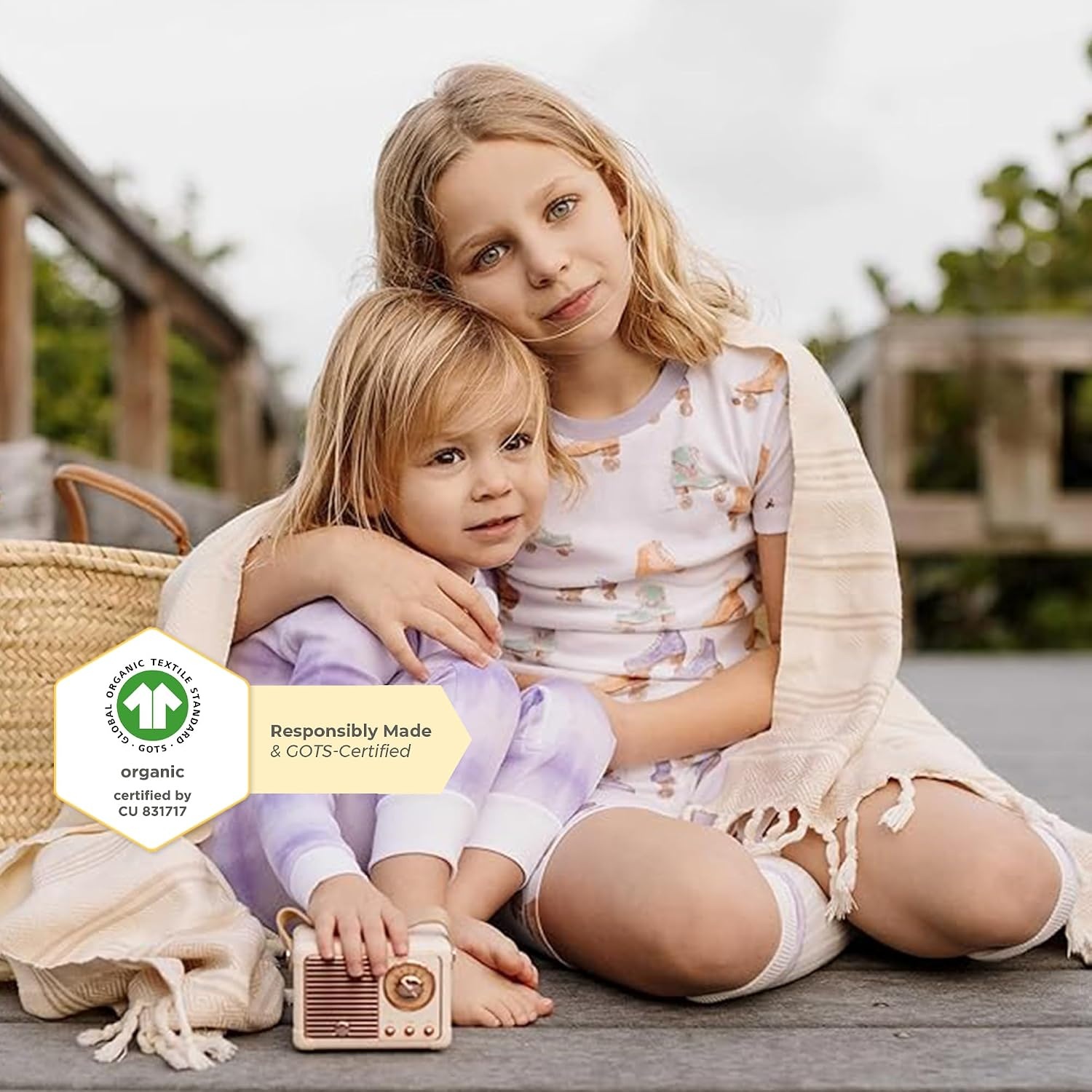image:imageBurts Bees Baby Unisex Organic Cotton Short Sleeve amp Shorts PJ Set 2PC Snug fitting yet comfy warm weather pajamas sets are made in our classic rib fabricRoller Baby