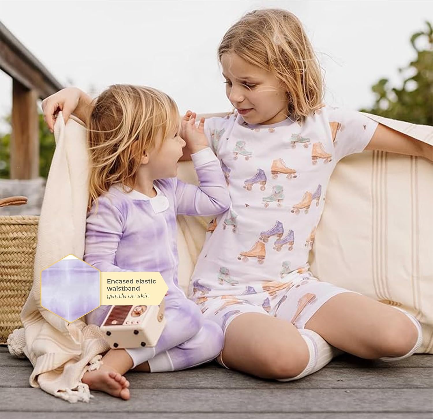 image:imageBurts Bees Baby Unisex Organic Cotton Short Sleeve amp Shorts PJ Set 2PC Snug fitting yet comfy warm weather pajamas sets are made in our classic rib fabricRoller Baby