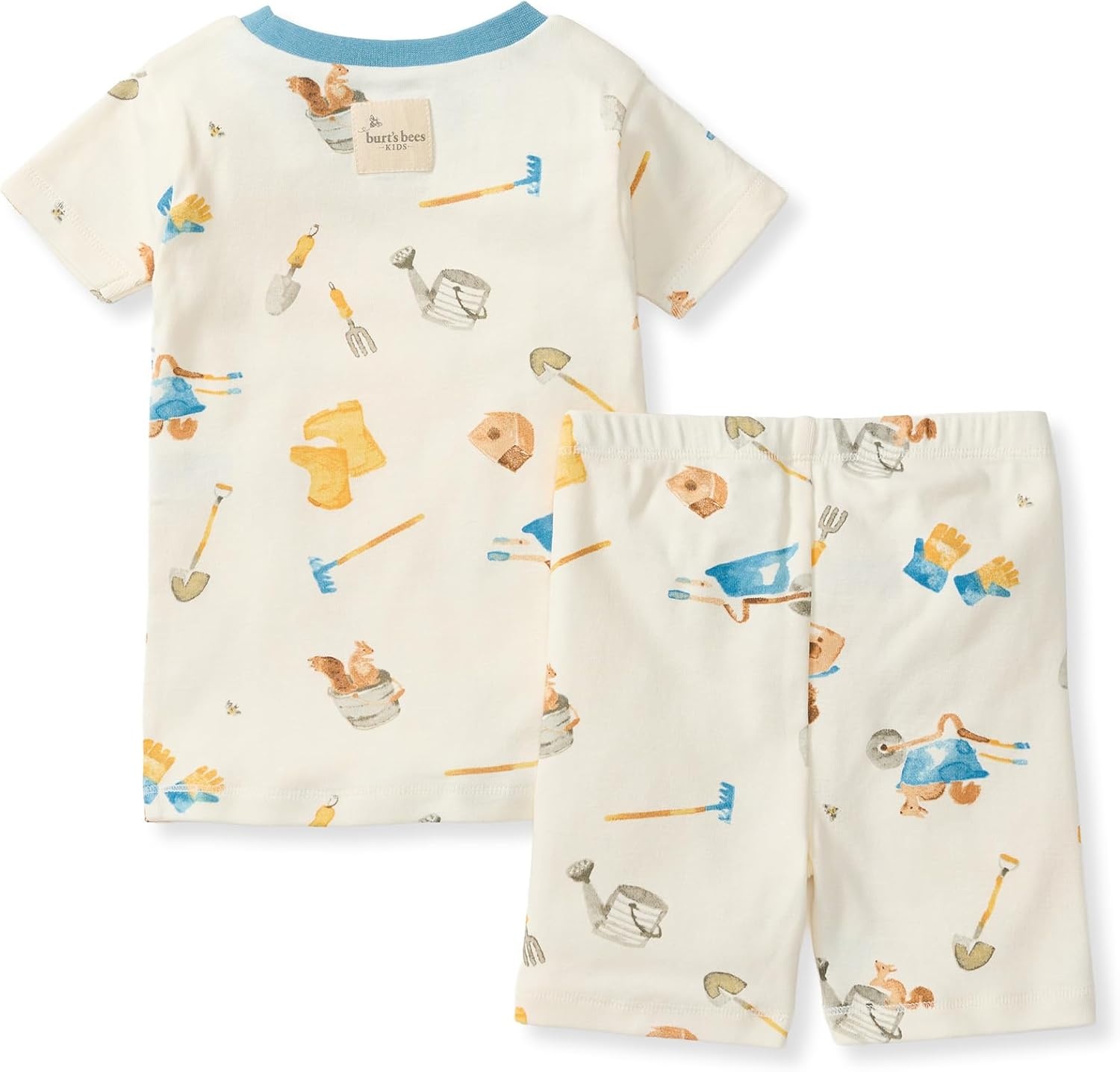 image:imageBurts Bees Baby Unisex Organic Cotton Short Sleeve amp Shorts PJ Set 2PC Snug fitting yet comfy warm weather pajamas sets are made in our classic rib fabricGarden Chores