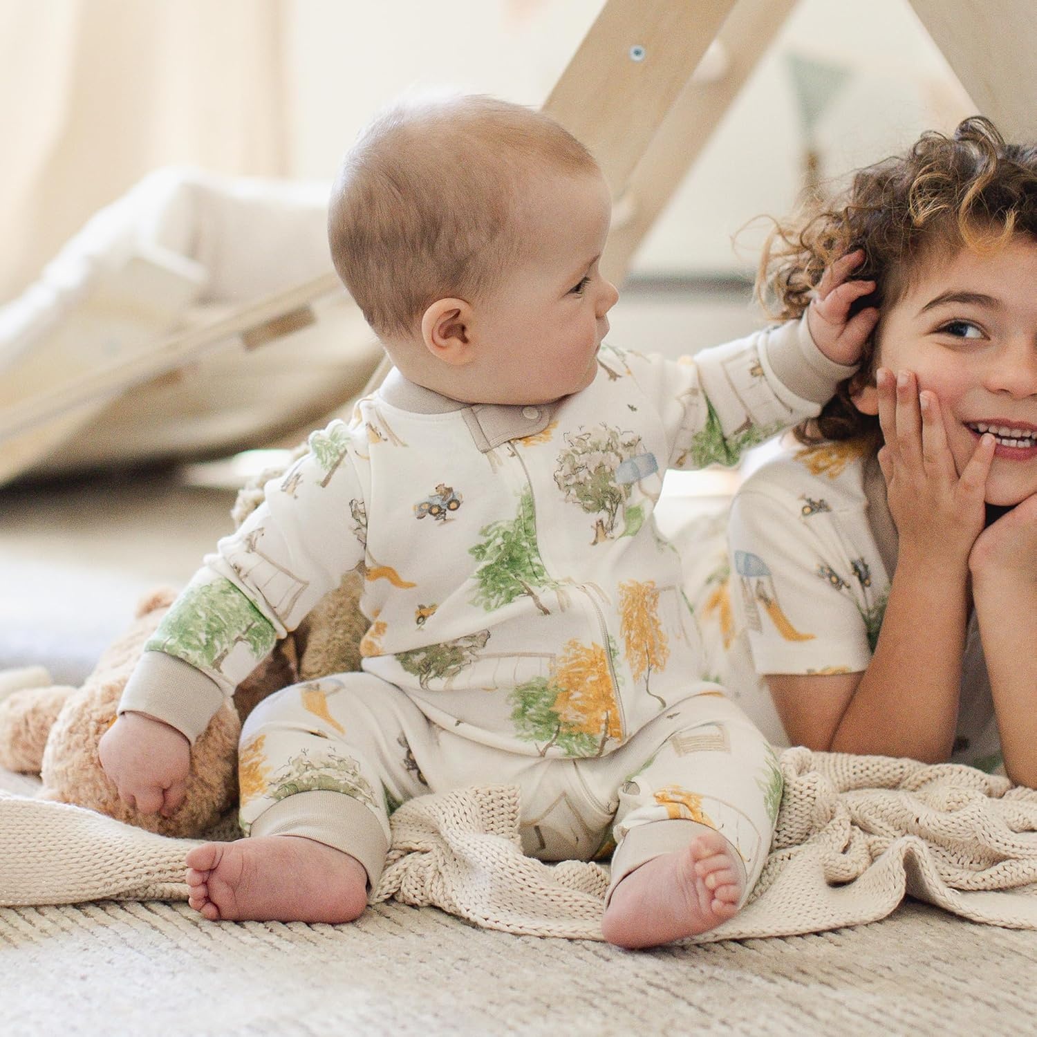 image:imageBurts Bees Baby Unisex Sleep and Play Pajama Footless OnePiece Zipper PJPlayground